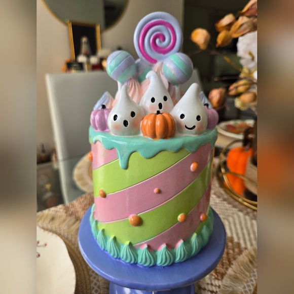 Halloween Cake Stand - Multicolor,.cute Ghosts, Desserts - Picture 3 of 3